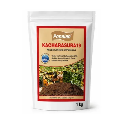 KACHARASURA (1 Kg) Organic Waste Decomposer Powder | Rapid Waste for Odorless Biodegradation & Weed Control