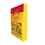 Orifesh 6 x 8 inch Yellow Sticky Insect pheromone Glue Trap, 10 Sheet Bundle - Pack of 5