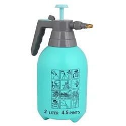 Oriley Water Mist Pressure Spray Pump Bottle with Nozzle For Home & Garden 2 L Hand Held Sprayer (Pack of 3)