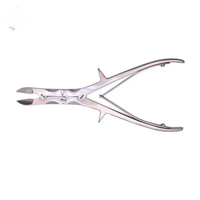 Orthopaedic Bone Cutter Rongeur, Straight, Double Action SS Orthopaedic Surgical Veterinary Instrument 9 Inch (1 Pc)