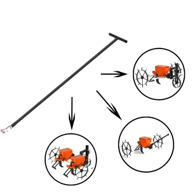 Heavy Duty Handle Set Spare Parts Used In Manual  A1 Seeder, Sowing Machine On Agricultural Fields