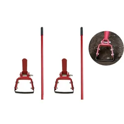 Oscillating 5 inch Hoe, Weed Remover with 5 Feet Handle (Pack Of 2)