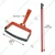 Oscillating 8 Inch Manual Hoe with 5 feet Handle, Weed Remover