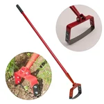 Oscillating 8 Inch Manual Hoe with 5 feet Handle, Weed Remover