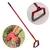 Oscillating 8 Inch Manual Hoe with 5 feet Handle, Weed Remover