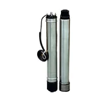 Oswal 1.5HP Single Phase 4 inch V4 Water Filled Borewell Submersible Pump, 12 Stages, 1 Year Warranty