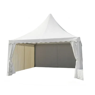 INFOTANK 15x15 Ft Heavy Duty PVC Coated Outdoor Canopy Tent with Frame and Sidewalls