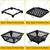 17x17x7.8 Inch Heavy Duty Outdoor Living Firepit for Wilderness Camping Campfire