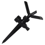 OUTO Garden Sprinkler 360 Degree Rotating Adjustable 3 Arm Water Sprayer for Watering 1 L Hose-end Sprayer (Pack of 1)