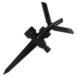 OUTO Garden Sprinkler 360 Degree Rotating Adjustable 3 Arm Water Sprayer for Watering 1 L Hose-end Sprayer (Pack of 1)