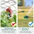 OUTO Garden Sprinkler 8 Spray Patterns Large Area Coverage for Watering Plants 4 L Hose-end Sprayer