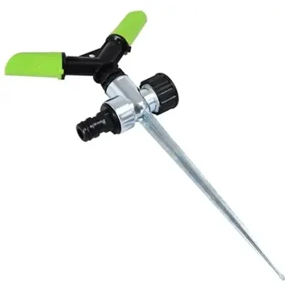 OUTO Garden Sprinkler with 2 Spike 360 Degree for Watering Plants 1 L Hose-end Sprayer (Pack of 1)