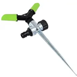 OUTO Garden Sprinkler with 2 Spike 360 Degree for Watering Plants 1 L Hose-end Sprayer (Pack of 1)