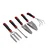 OUTO 5 Pcs Stainless Steel Garden Tools Set (2 Pcs Hand Transplant Shovel, Rake Cultivator, Shovel and Hand Weeder)