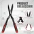 OUTO Hedge Shear 21" Pruning Tool Heavy Duty Garden Scissors with 4mm Blade for Wood Branch Trimmer & Grass Cutting Tool