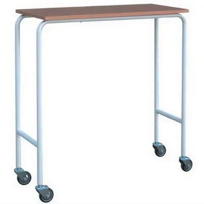 ConXport Fixed Height Overbed Table Hospital Clinic Medical Duty Epoxy Coated Steel Utility Cart