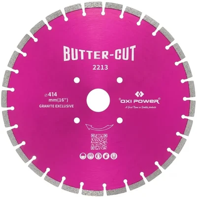 OXI POWER 400mm(16") Butter Cut Blade For Granite Cutting