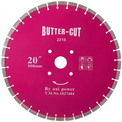 OXI POWER 500mm(20") Butter Cut Blade For Granite Cutting