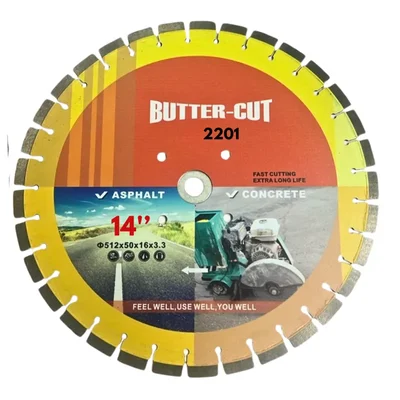 OXI POWER 350mm(14") Butter Cut Blade For Concrete Cutting
