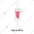 Plastic Aquarium Fish Tank Air Pump Check Valves 50 Pcs Red Clear