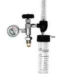 ConXport Oxygen Regulator Flowmeter Humidifier 3000 PSI Metal Knob Lab Gas Flow Control B.S.P.