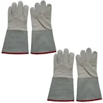  Leather Welding Safety Gloves (Size-M) Pack of 2 Pairs