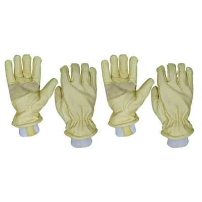 Leather Welding Safety Gloves Pack of 2 Pairs