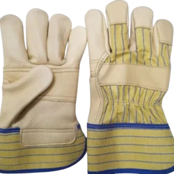 Rigger Welding Leather Safety Gloves (Size-M ) Pack of 2 Pairs