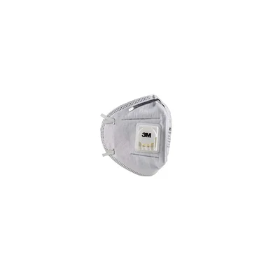 3M P1 Valved Foldable White Dust Particulate Respirator Mask 9004V(Pack-5)