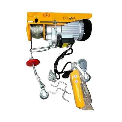 HT PA 1000 Mini Electric Hoist With 2.5 HP 100 % Copper Winding Motor, 20 Meter & 8 mm Wire Rope