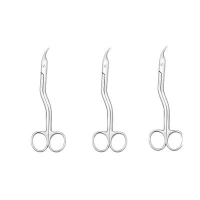 Forgesy 410 Grade Stainless Steel Pack of 3 Stitch Cutting Scissors Lightweight Ambidextrous