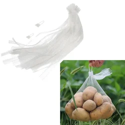 1000 pcs Combo of Packaging Nets and Packaging Clips of White Color(Size-10 inch)