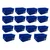 Avsar 200 x 125 x 100 mm FPO Blue Storage Bin, Premium HDPE Material (Bin-15) - Pack of 15