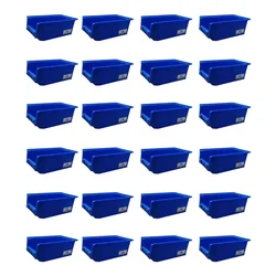 Avsar 170 x 115 x 75 mm FPO Blue Storage Bin, Premium HDPE Material (Bin-5) - Pack of  24