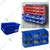 Avsar 170 x 115 x 75 mm FPO Blue Storage Bin, Premium HDPE Material (Bin-5) - Pack of 24