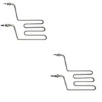 Pack of 2 Heating Element For Commercial Stainless Steel 5L+ 5L Electric Deep Fryer