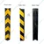 Minsales 1000 mm Pack of 2 Parking Safety Pillar - Rubber, V Shape With Yellow Reflective Tape