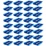 Avsar 170 x 115 x 75 mm FPO Blue Storage Bin with Verticle Partition, HDPE Material (Bin-5) - Pack of  32