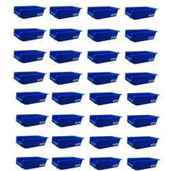 Avsar 170 x 115 x 75 mm FPO Blue Storage Bin, Premium HDPE Material (Bin-5) - Pack of  32