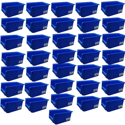Avsar 170 x 115 x 75 mm FPO Blue Storage Bin, Premium HDPE Material (Bin-5) - Pack of 36