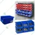 Avsar 170 x 115 x 75 mm FPO Blue Storage Bin, Premium HDPE Material (Bin-5) - Pack of 36