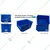 Avsar 230 x 150 x 120 mm FPO Blue Storage Bin, Premium HDPE Material (Bin-25) - Pack of 4