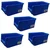 Avsar 200 x 125 x 100 mm FPO Blue Storage Bin, Premium HDPE Material (Bin-15) - Pack of 5