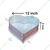 Aluminum (Pack of 3) 9, 10 and 12 Inch Heart Shape Cake Mould With 1 kg, 1.1 kg ,  1.3 kg Capacity