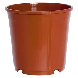 6 inch (15.24 cm) Round Plastic Flower Pot/Nursery Pots for Gardening (Pack of 12 Pcs)
