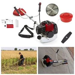 Heavy Duty Sidepack Multi Crop Brush Cutter, 2 Stroke 43cc with Blades