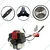 Heavy Duty 3 Teeth, 2 Teeth and 80 Teeth TCT Blade Combo for Petrol Brush cutter