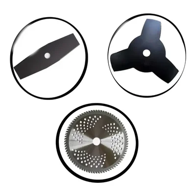 Heavy Duty 3 Teeth, 2 Teeth and 80 Teeth TCT Blade Combo for Petrol Brush cutter