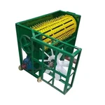 Heavy Duty 1.5 HP Paddy Thresher Machine With Fan and Wheel