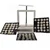 Vinayak Machines Manual Panipuri Press Machine with Mild Steel Body and 8 Bakelite Sheets